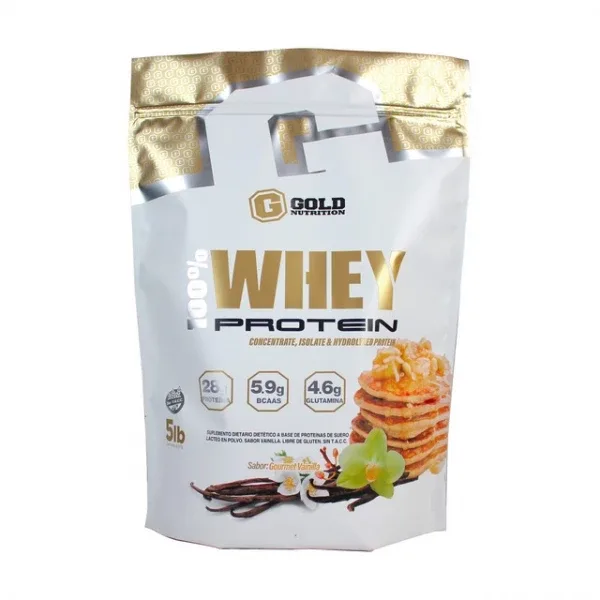 Proteina Gold 100% WHEY PROTEIN x 5 libras