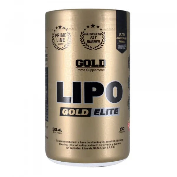 Quemador de Grasas Gold Lipo  Elite U.C. x 60 caps