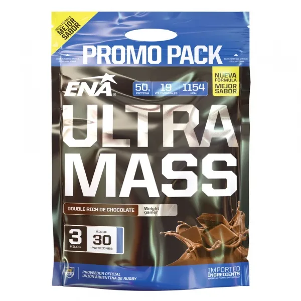 Ultra Mass ENA x 3 kgs Ganador de Peso