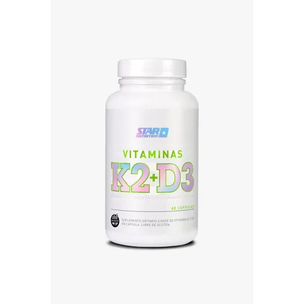 Vitaminas K2+D3 - 60 Cápsulas STAR